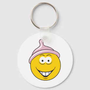 Porte-clés Face du préservatif
