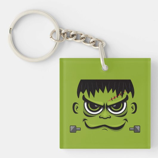 Porte-clés Face Frankenstein Halloween (Devant)