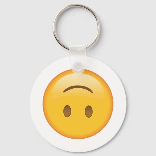 Porte-clés Face HAUT-VERS LE BAS - Emoji (Recto)
