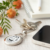 PORTE-CLÉS FACE HEUREUSE (Côté )