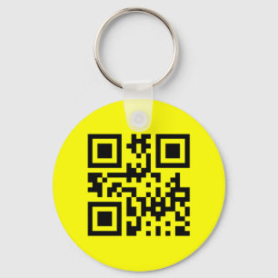 Porte-clés Face heureuse ☻ inversée — Code QR