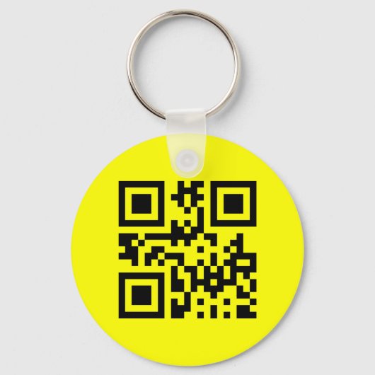 Porte-clés Face heureuse ☻ inversée — Code QR (Recto)