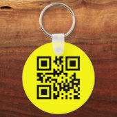 Porte-clés Face heureuse ☻ inversée — Code QR (Recto)