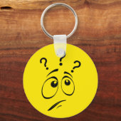 Porte-clés Face Jaune confuse (Recto)