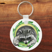 Porte-clés Face Raccoon (Recto)