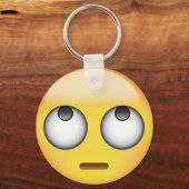 Porte-clés Face With Rolling Eyes Emoji (Recto)