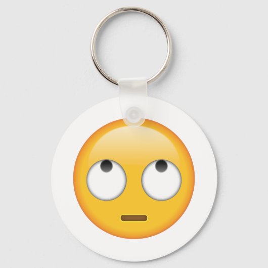 Porte-clés Face With Rolling Eyes - Emoji (Recto)
