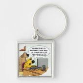 Porte-clés Facebook pour des chiens (Devant)