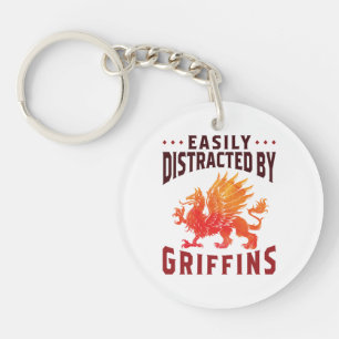 Porte-clés Facilement distrait par Griffins Cool Imaginaire L