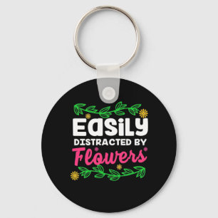 Porte-clés Facilement Distrait Par La Fleur