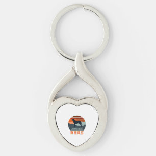 Porte-clés Facilement Distrait Par La Promenade De Beagles
