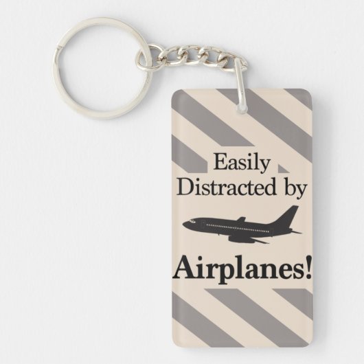 Porte-clés facilement distrait par les avions (Devant)