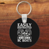 Porte-clés Facilement distrait par les bateaux télécommandés (Recto)