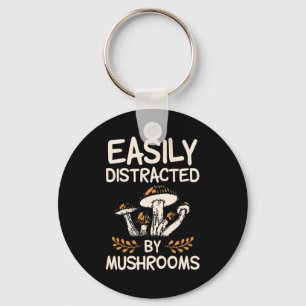 Porte-clés Facilement Distrait Par Les Champignons