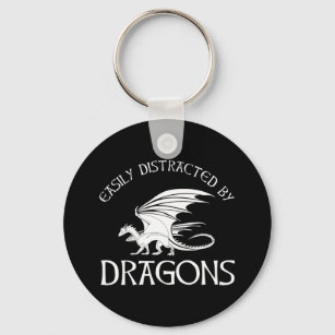 Porte-clés Facilement Distrait Par Les Dragons