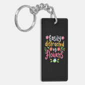 Porte-clés Facilement Distrait Par Les Fleurs (Devant gauche)