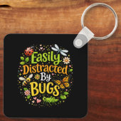 Porte-clés Facilement distrait par les insectes (Verso)