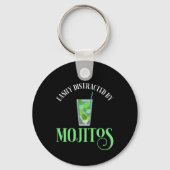 Porte-clés Facilement Distrait Par Les Mojitos (Recto)