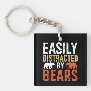 Porte-clés Facilement Distrait Par Les Ours Gay Ours Fierté L