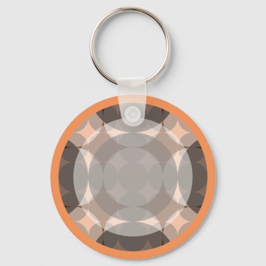 Porte-clés Faded Circle Grid par Kenneth Yoncich (Recto)