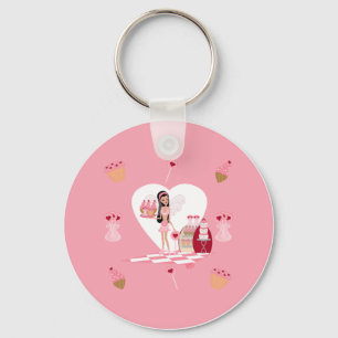Porte-clés Faery Val Valentine's Day Sweets Shoppe Porte - cl