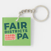 Porte-clés Fair Districts PA Porte - clé (Dos)