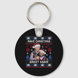 Porte-clés Faire à nouveau Noël Great Again Chemise Trump Van