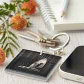 Porte-clés Faire de la planche à voile ; Cool (Devant Droit)