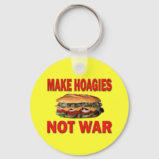PORTE-CLÉS FAIRE DES HOAGIES PAS DE GUERRE (Recto)