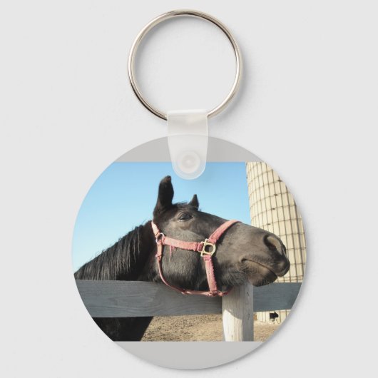 Porte-clés Faire du cheval autour (Recto)