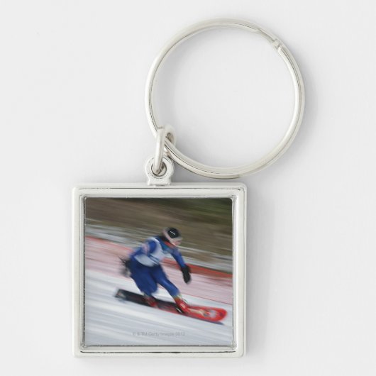Porte-clés Faire du surf des neiges 9 (Devant)