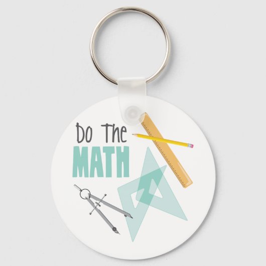 Porte-clés Faire le mathe (Recto)