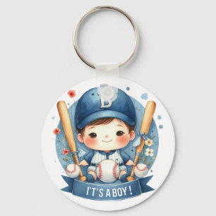 Porte-clés Faire-part de baseball Bliss Baby Boy