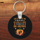 Porte-clés Faire-part De Grossesse Automne Être Frère Automne (Recto)