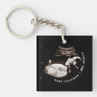Porte-clés Faire-part de grossesse Sonogramme Nouvelle photo 