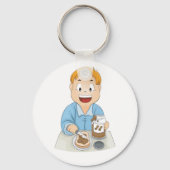 Porte-clés Faire Un Sandwich À L'Arachide (Recto)