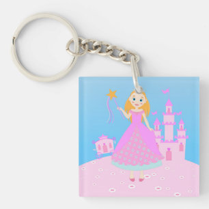 Porte-clés Fairytale Princess à Pink Birthaday
