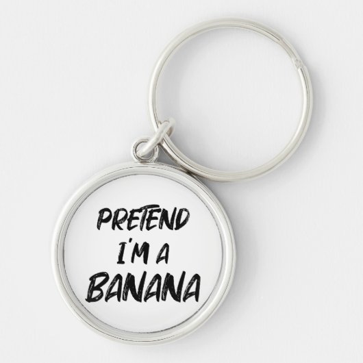 Porte-clés Fais comme si j'étais une banane (Devant)
