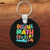 Porte-clés Fais Les Maths 67 Mème Drôle Six Sept Professeur (Recto)