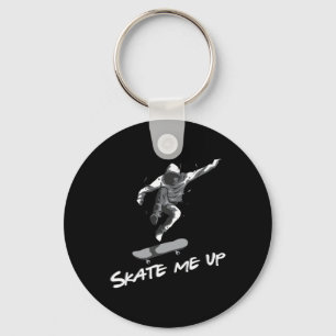 Porte-clés Fais-moi monter planche de skate Skateur Cadeau de