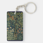 Porte-clés Faisan d'arbre boisé William Morris (Dos)