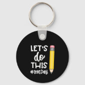 Porte-clés Faisons ce test Jour Etat Test Motivation (Verso)