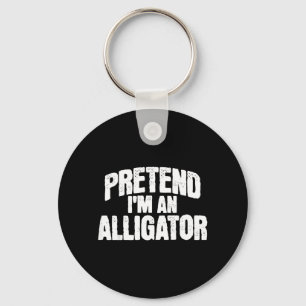 Porte-clés Faisons comme si j'étais un Alligator Costume drôl
