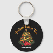 Porte-clés Faisons comme si j'étais un arbre drôle de Noël va (Recto)