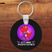 Porte-clés Faisons de l'épilepsie Épilepsie Épilepsie Épileps (Recto)