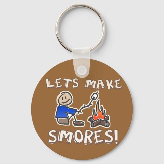 Porte-clés Faisons des S'mores ! (Recto)