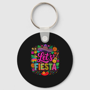 Porte-clés Faisons la fête cinq de mayo drôle coloré mexicain