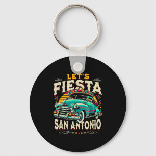 Porte-clés Faisons la fête san antonio texas cinco de mayo