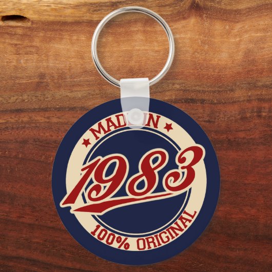 Porte-clés Fait En 1983 (Recto)