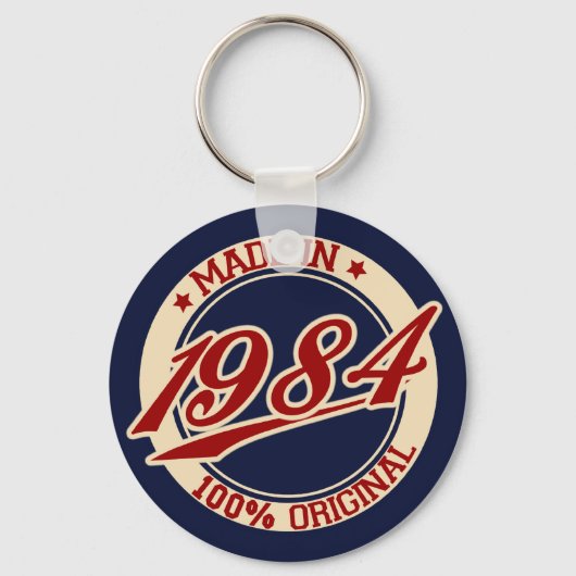 Porte-clés Fait En 1984 (Recto)